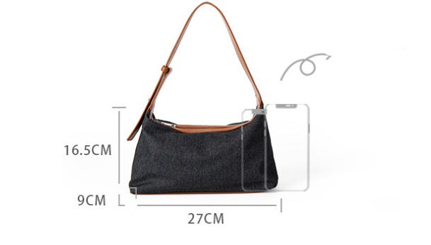 Retro Commuter High-grade One-shoulder Underarm Bag