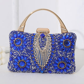 New Metal Handheld Handmade Diamond Inlaid Dinner Bag