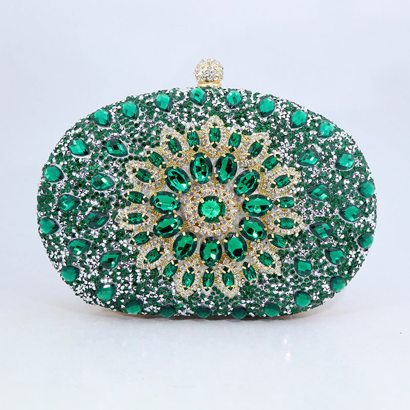 New Sunflower Diamond Evening Bag Women's Cheongsam Formal Dress Evening Handbag