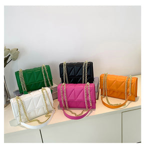 Small Square Bags Fashion Chain Crossbody Shoulder Bag