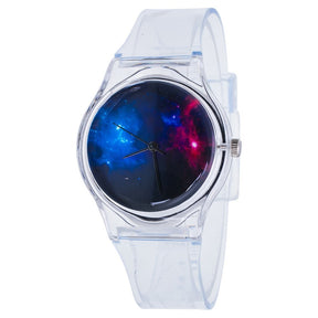 Korean Fashion And Beautiful Color Jelly Student Casual Watch