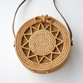 Fashion Personality Retro Rattan Weave Bag