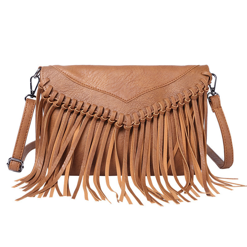 Envelope Tassel Women's One-shoulder Messenger Bag