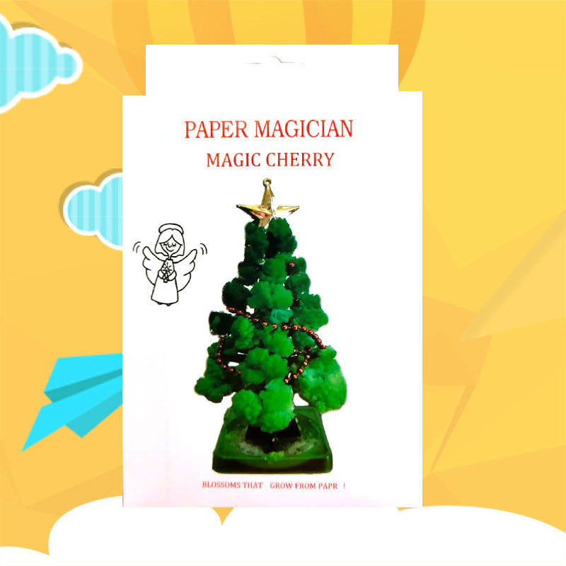 Paper Tree Blossoming DIY Magic Crystal Christmas Children's Toys