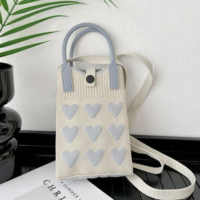 Love Mini Knit Shoulder Crossbody Bag