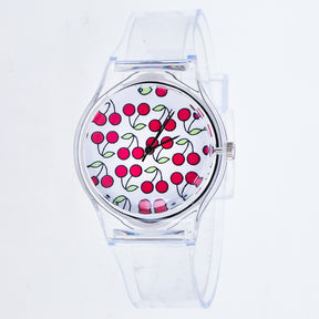 Korean Fashion And Beautiful Color Jelly Student Casual Watch