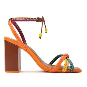 Roman Style Women's High Heel Open Toe Strap Hollow-out Color Sandals