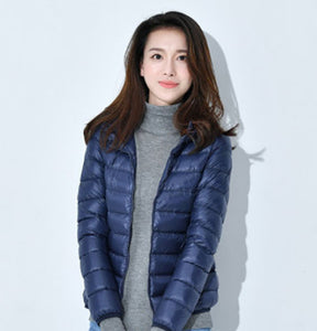 Short Lightweight Thickened Thermal Slim Fit Korean Style White Duck Down Fashionable Jacket