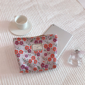 Elegant Literary Flower Clutch