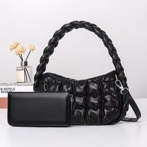 Soft Leather Bag Women's Crossbody Portable Cloud Bag