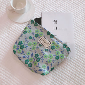 Elegant Literary Flower Clutch