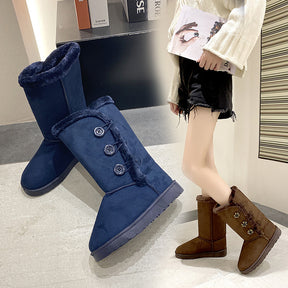 High Cotton-padded Shoes Thickened Warm Snow Boots