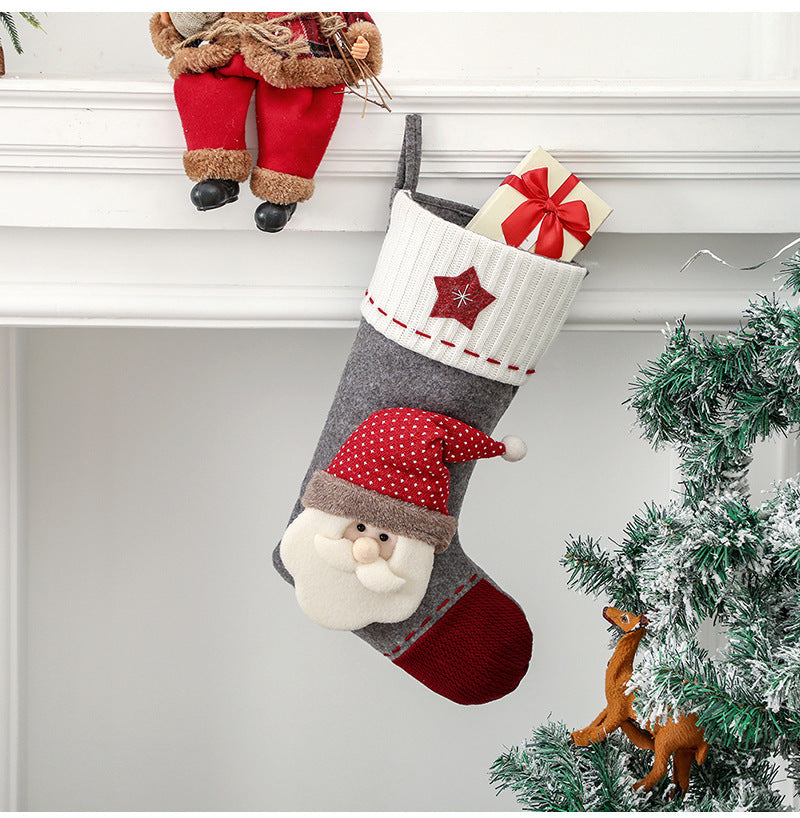 Christmas Decoration Big Socks Pendant