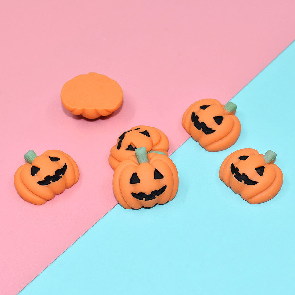 Resin Wansheng Flat Pumpkin Diy Cream Glue Phone Case Stickers Material