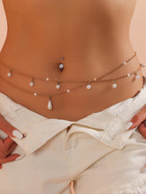 Pearl Ornament Simple Body Waist Chain