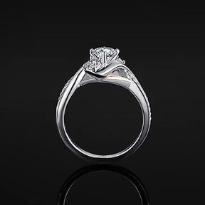 Zircon Shiny Ring For Women Fashion Geometry Pattern