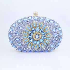 New Sunflower Diamond Evening Bag Women's Cheongsam Formal Dress Evening Handbag