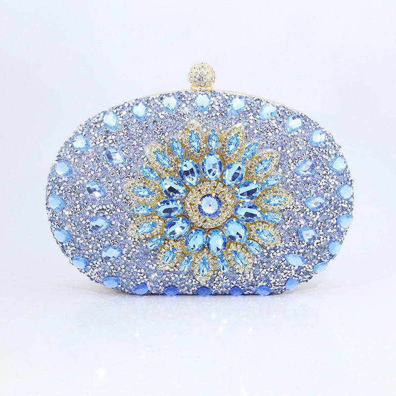 New Sunflower Diamond Evening Bag Women's Cheongsam Formal Dress Evening Handbag