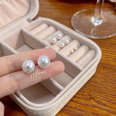 925 Silver Needle Korean Style Temperament Simple Pearl Stud Earrings