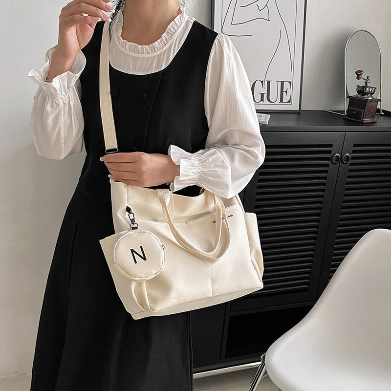 Women Shoulder Crossbody Bag Canvas Tote Messenger Bag 2024 Ladies Hand Bags Female Handbag