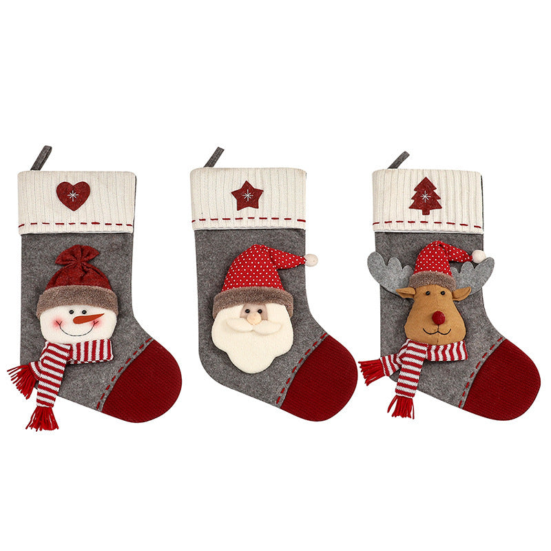 Christmas Decoration Big Socks Pendant