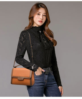 Fashionable Stylish Soft Leather Textured Handbag