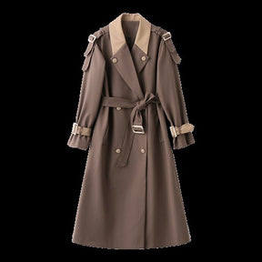 Trench Coat Women's Mid-length Casual Fashion Over The Knee Overcoat