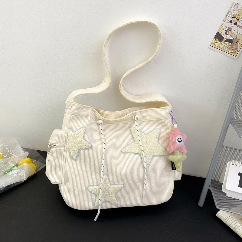 Cute Wild Casual Five-pointed Star Crossbody Bag